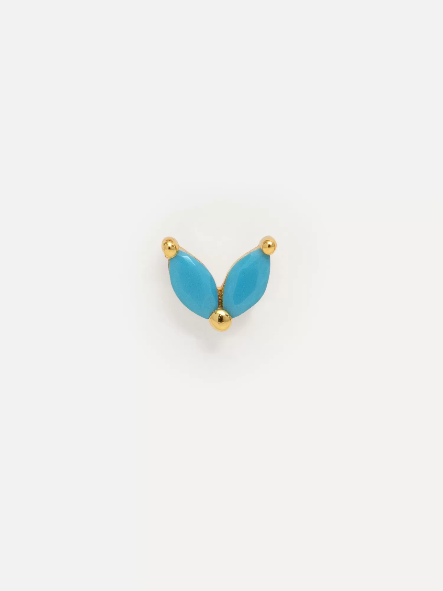 Les Soeurs Boucle D'Oreille Jolie Feuille Double Cheap