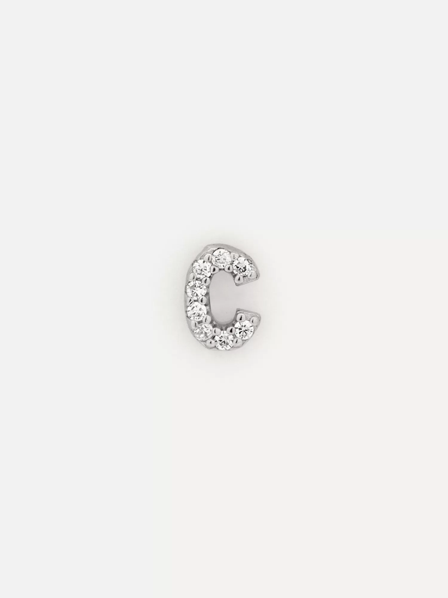 Les Soeurs Boucle D'Oreille Jolie Initial Strass Shop
